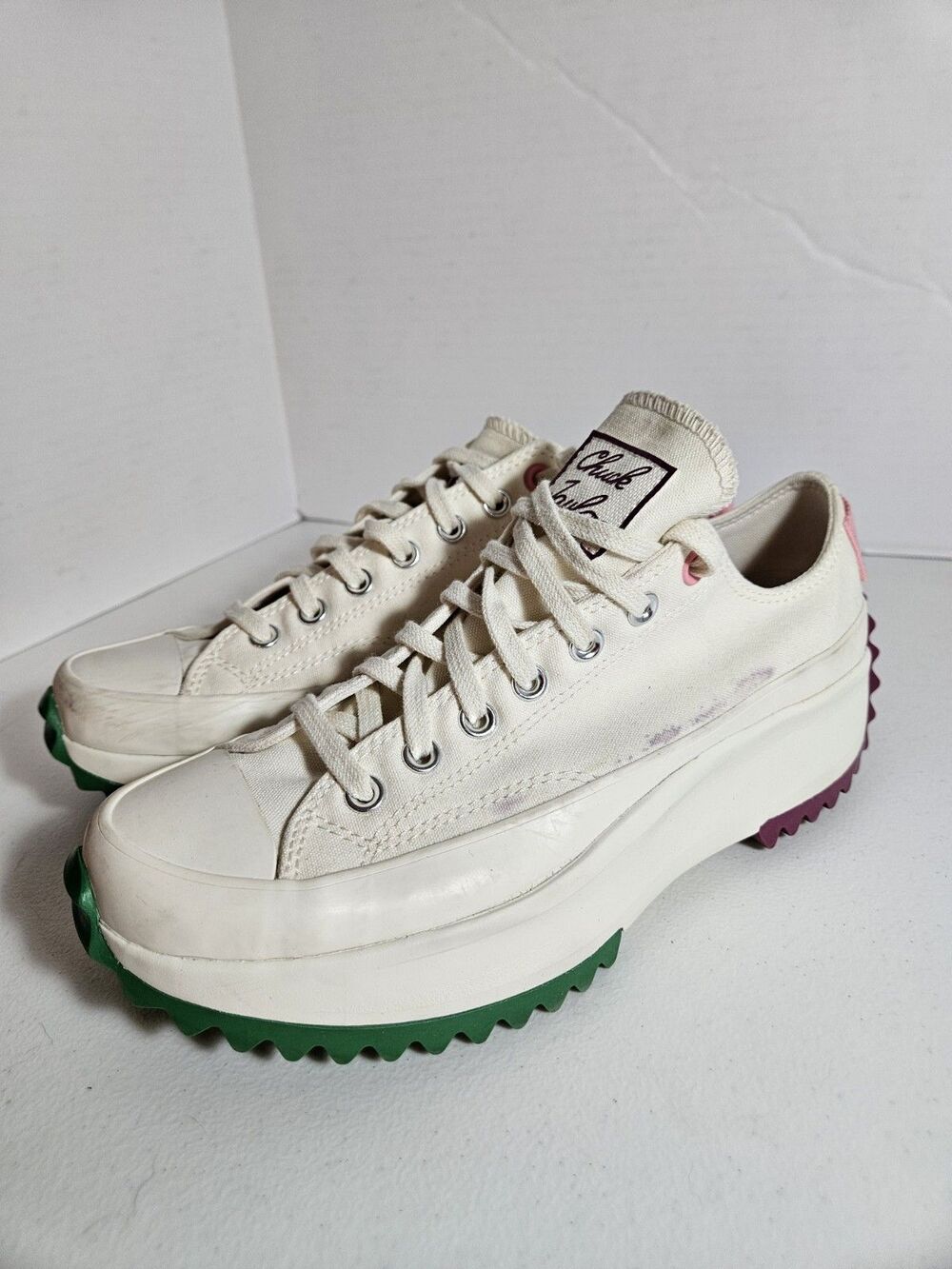 Converse Run Star Hike Platform Low Sneakers Women's 11 Men's 9.5 A08196C